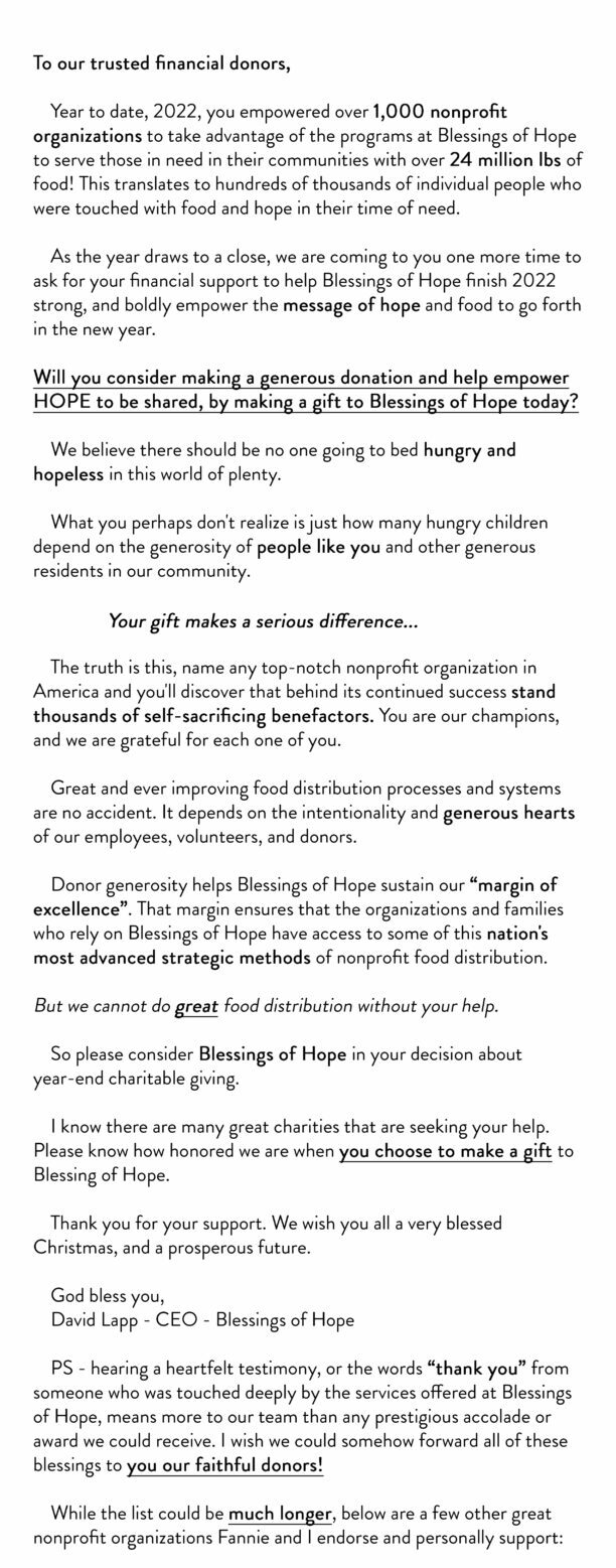 dec letter copy